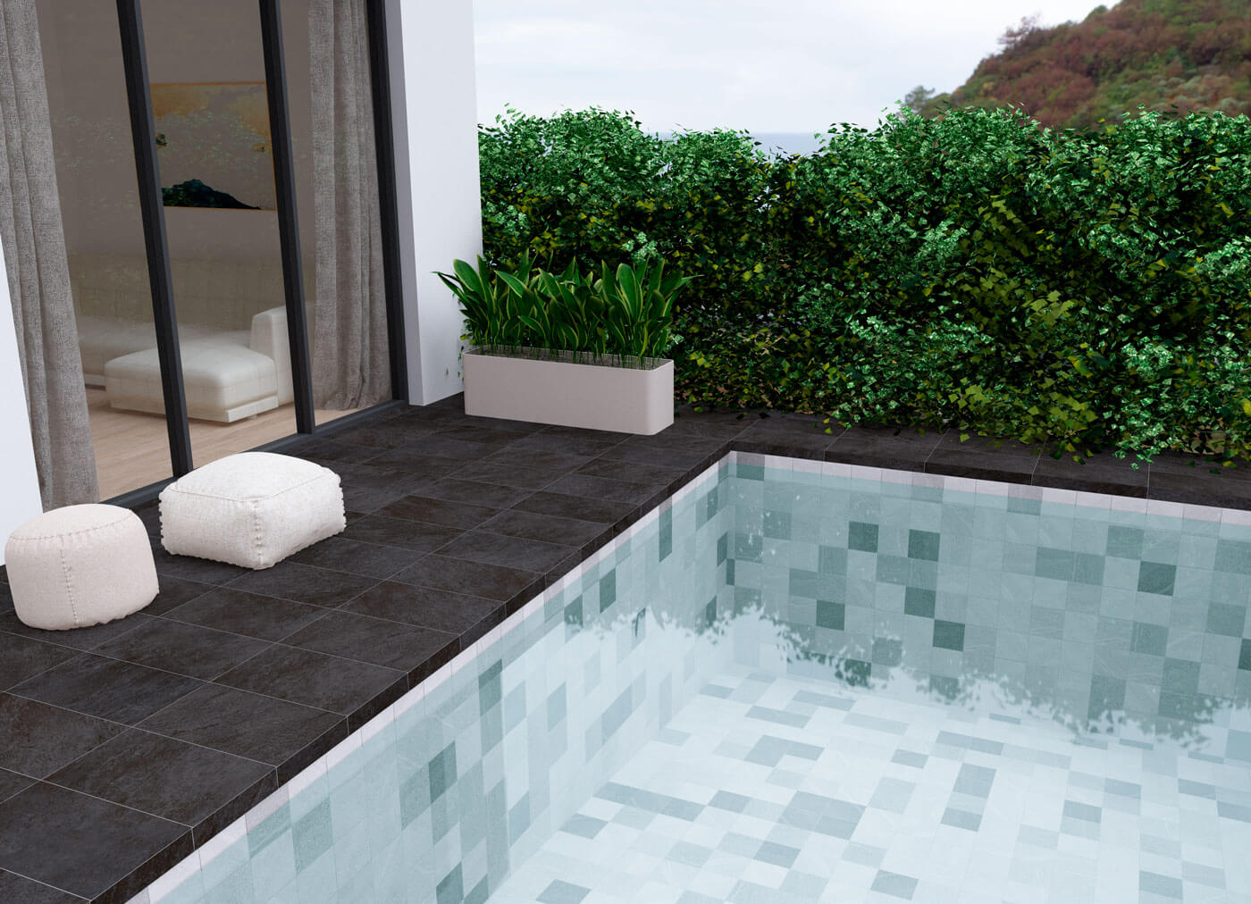 AMB MAINE 46 ANTRACITA PIREO 15 GRIS WEB - Swimming pools