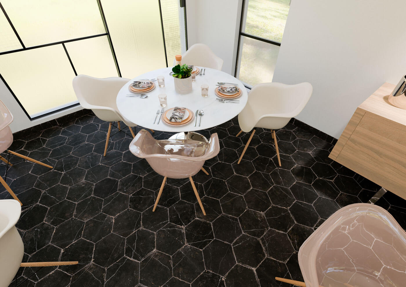 AMB ONIL HEX NEGRO WEB - Hexagonal Tiles