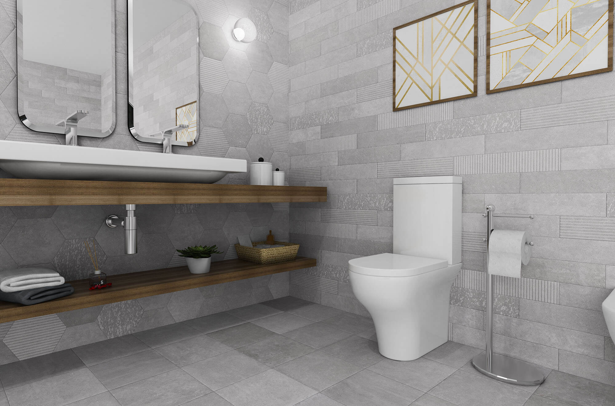 AMB TITAN 22 GRIS TITAN HEX GRIS DIONE HEX GRIS TITAN L50 GRIS DIONE L50 GRIS HD 1 - Hexagonal Tiles